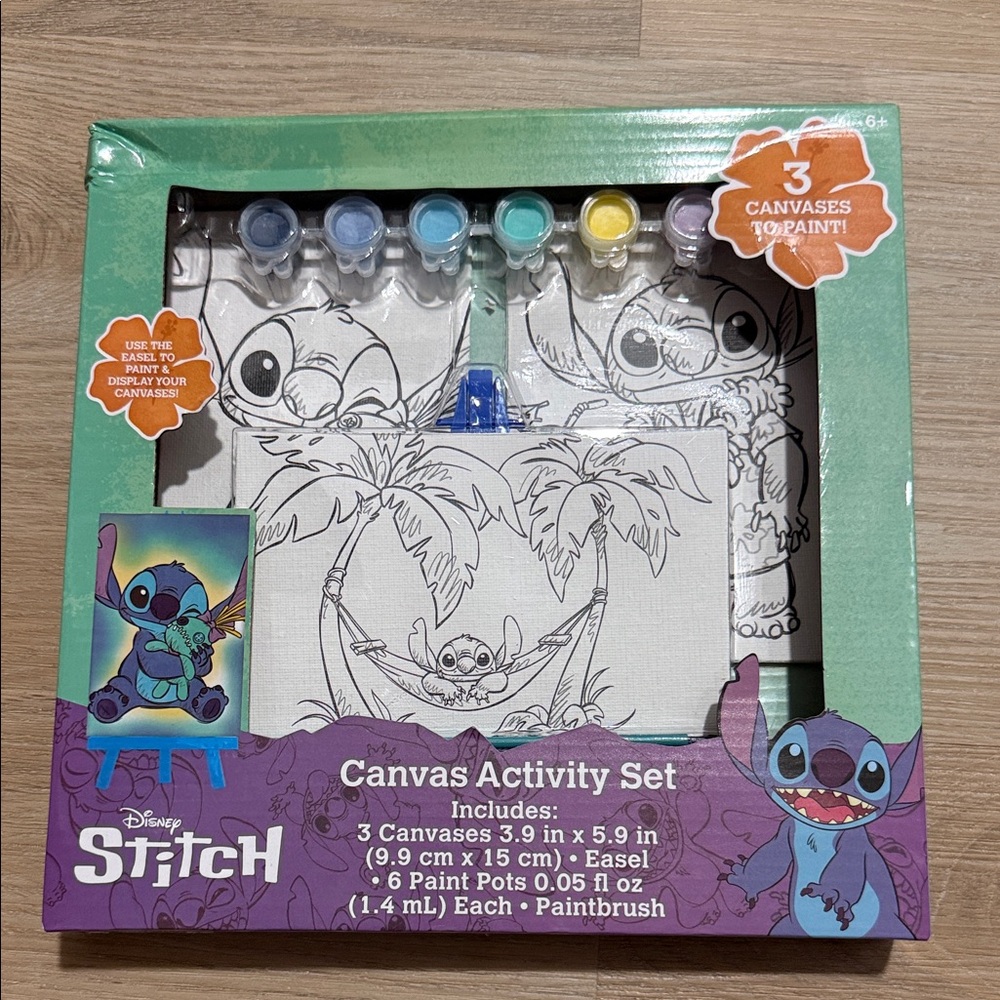 Disney Stitch Art Set with Paints